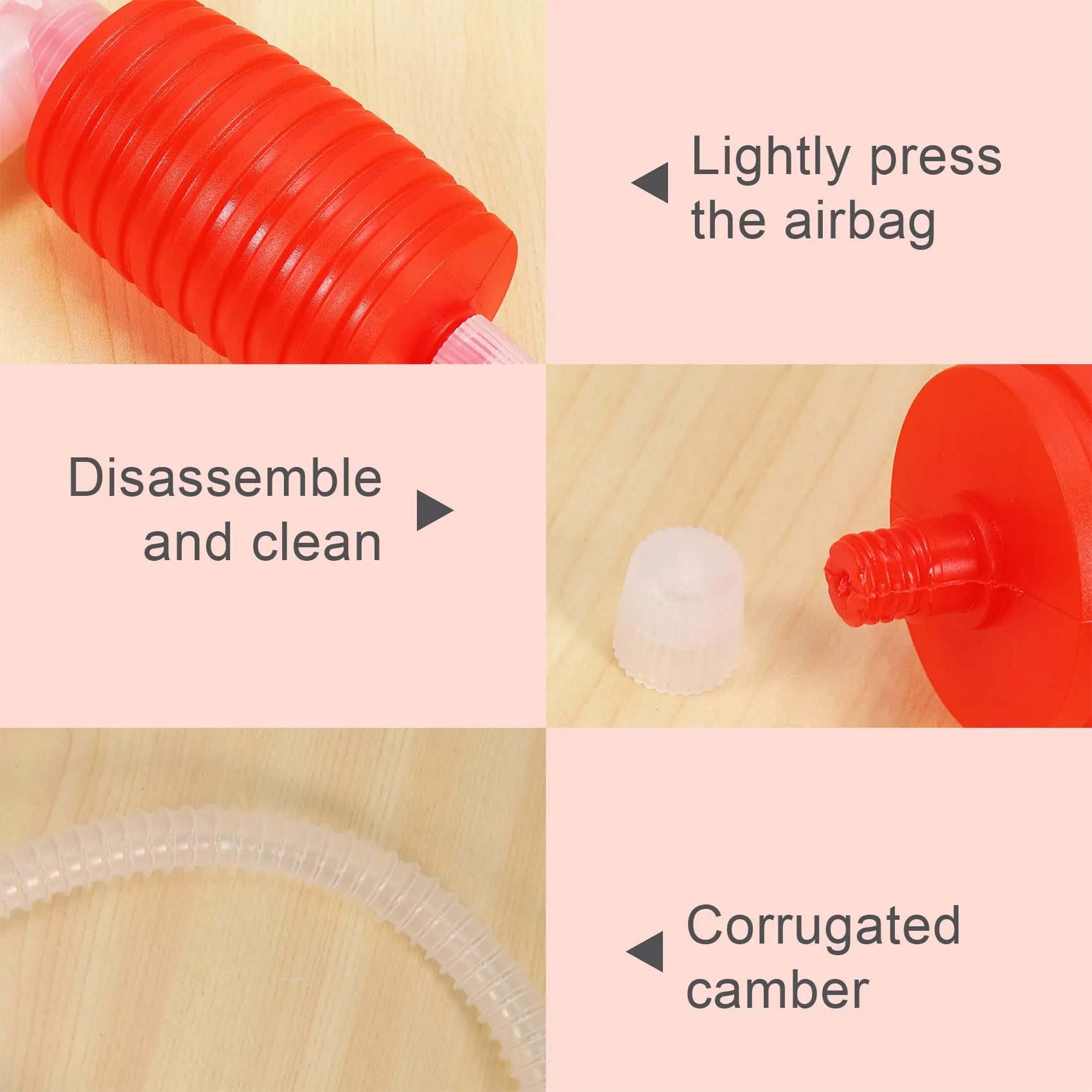 Ручной ручной сифон масло вода бензин сырое двигатель топливный насос для