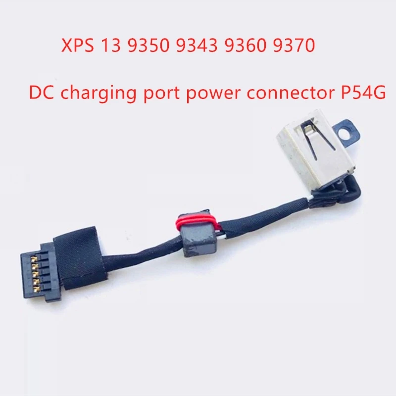 

New DC charging port power interface connector For Dell XPS 13 9350 9343 9360 9370 DC charging port power connector P54G