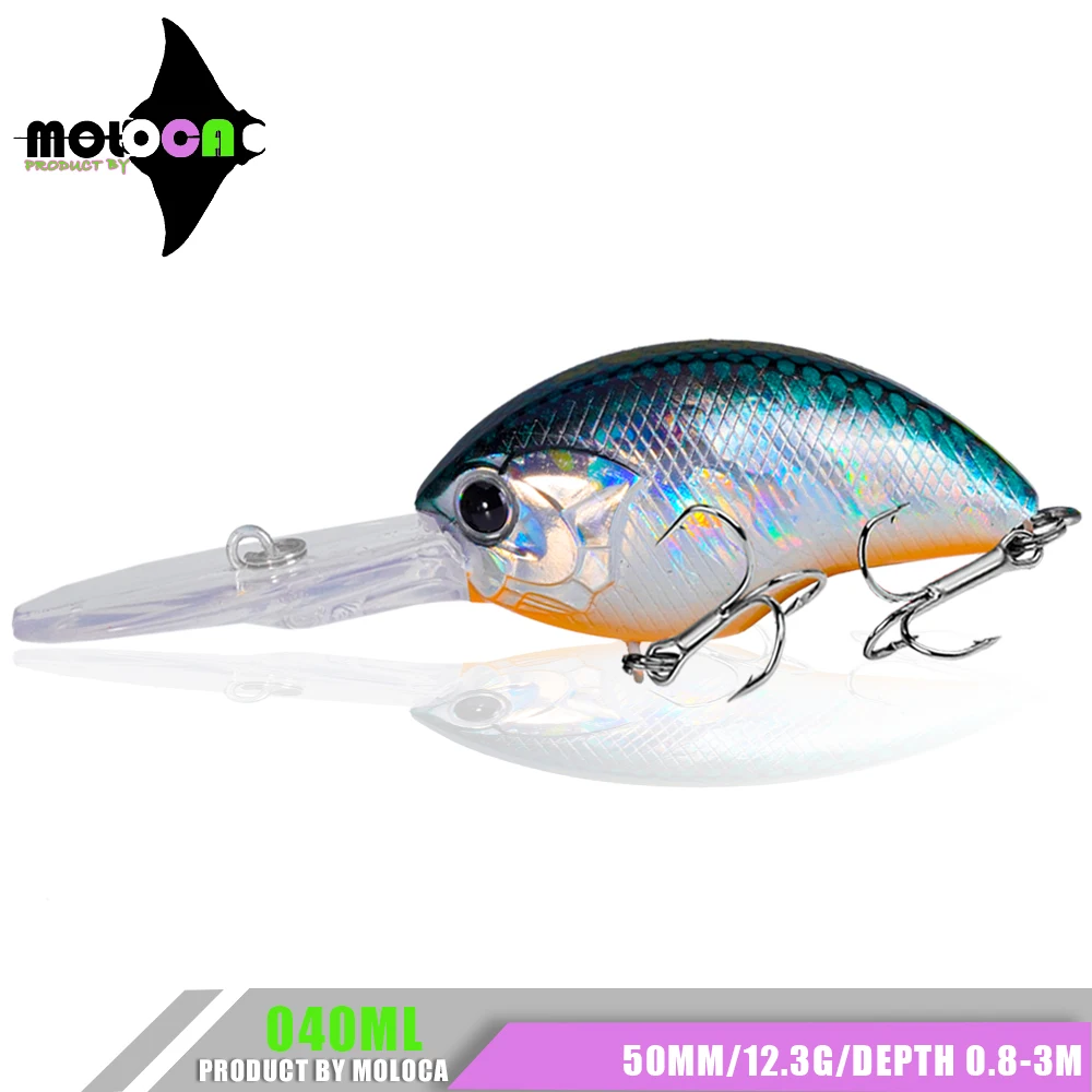 

Crankbait Fishing Lure 12.3g 50mm Floating 0.8-3m Crank Minnow Isca Artificial Leurre Brochet Accesorios De Pesca Wobblers Tools