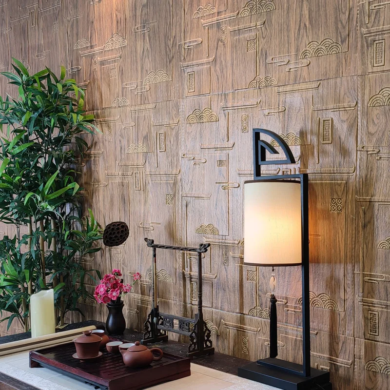 

3 d wall stickers setting metope adornment stickers Chinese wind from sticky wallpaper A17 new Chinese style living room decor