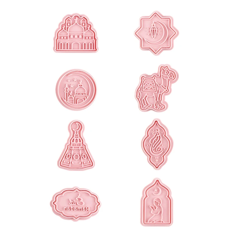 

Plastic Cookie Cutters Cookie Moulds Eid Ramadan Series Shape Cookie Baking Tool