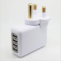 free shipping eu plug 4 port usb eu plug home travel wall ac power charger adapter for iphone ipad galaxy otg