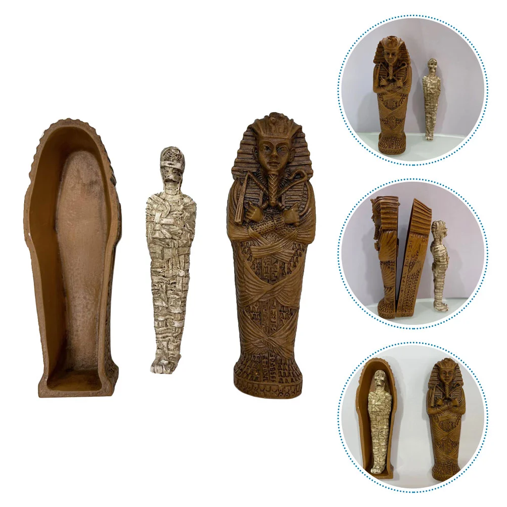 

Мумия гроб Египетский саркофаг скульптура статуя старинный Фараон надгробный камень вставка Египет Декор гробы товары