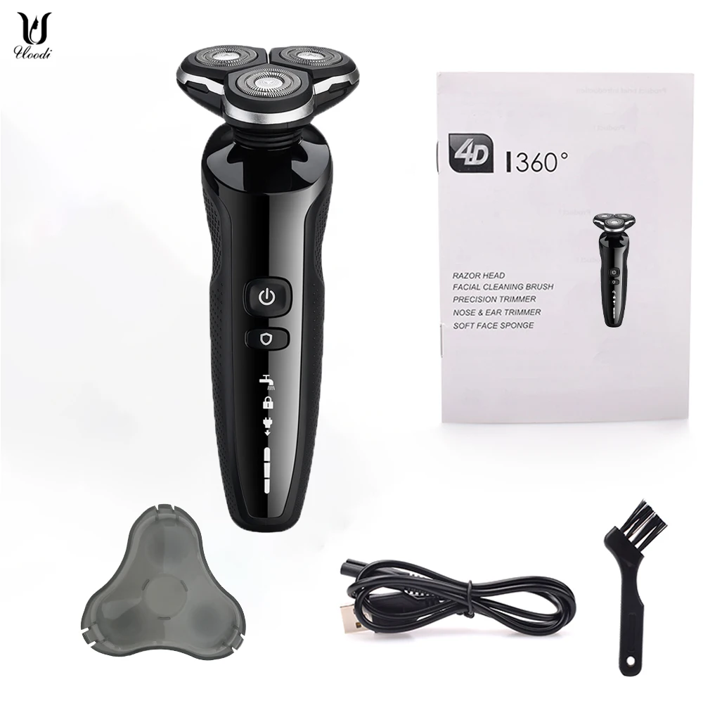 

Electric Shaver Men 's Razor Beard Trimmer Global Universal(100-240v) 2019 Whole Body Washing Triple Blade Face Male Cn(Origin)