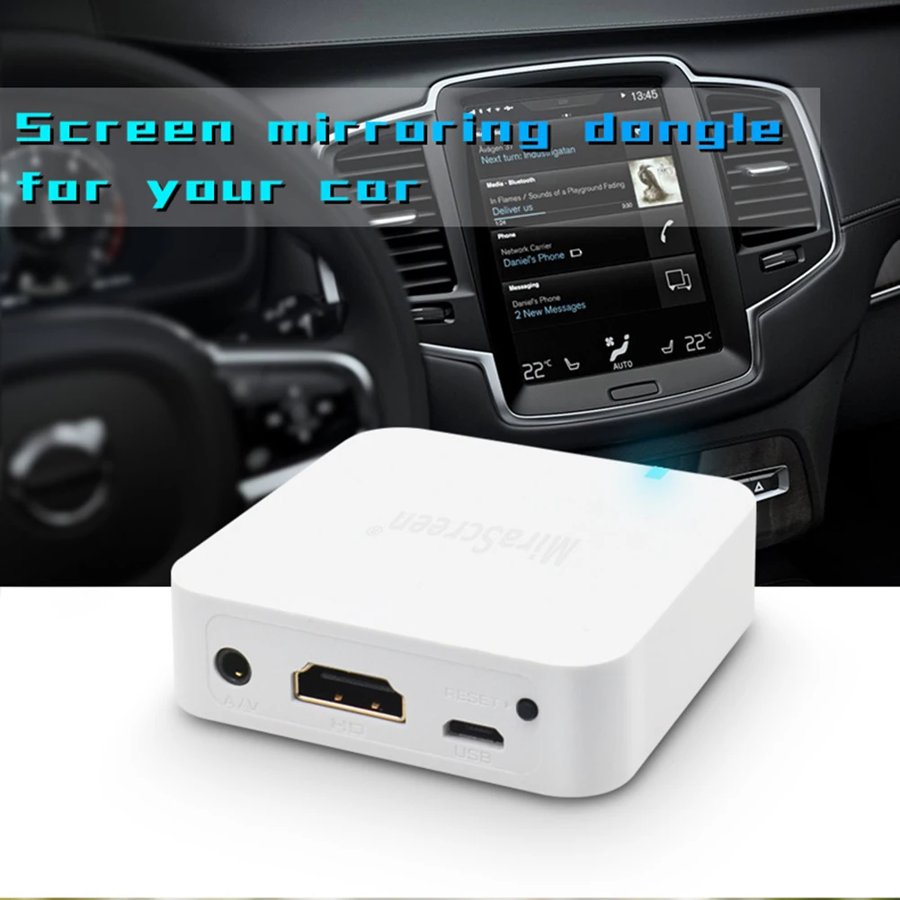

MiraScreen X7 Device Dongle AM8252B AirplDS Car Multimedia Display HDMI Car Screen Player WiFi 1080P Mirror Box
