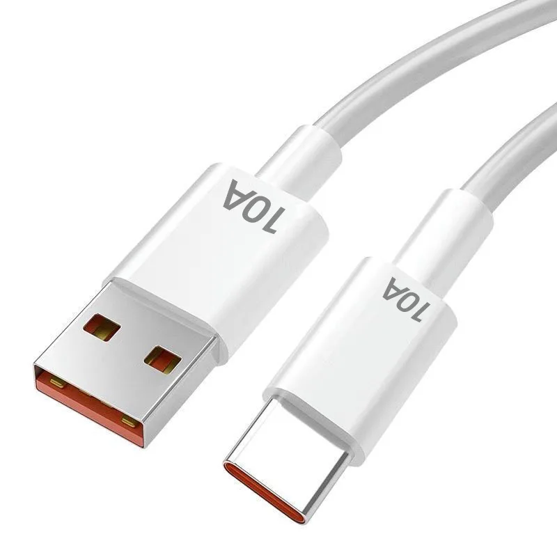 

10A 120W Type C USB Cable Super Fast Charge Cable For Huawei Mate 40 Xiaomi Samsung Honor 50 Quick Charge USB C Cables Data Cord