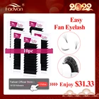 Ресницы для наращивания из искусственной норки, Мягкие Накладные ресницы российского объема, 10 Чехол