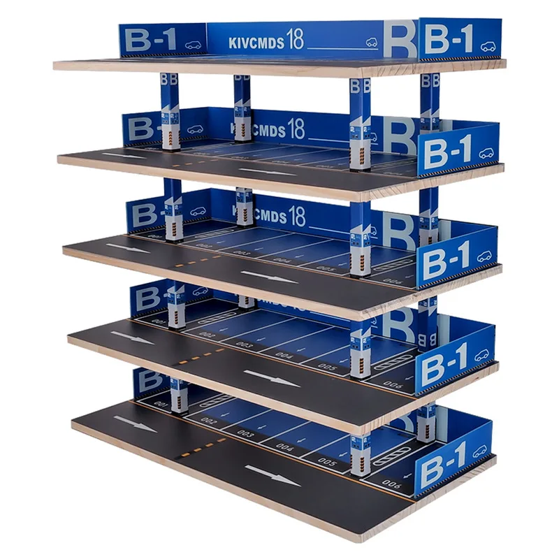 Модель автомобиля Diorama1/32 здание на 2-5 этажей миниатюрный гараж деревянная