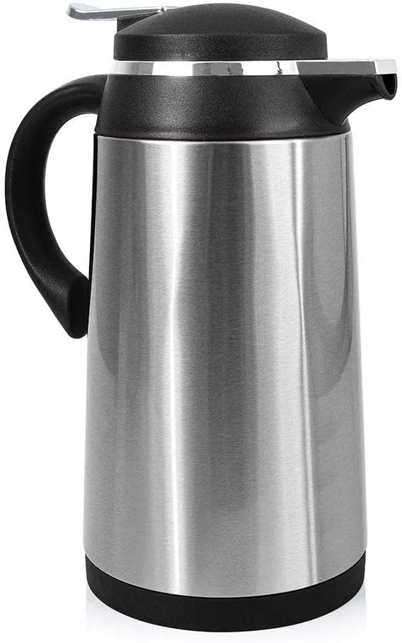 

Black Camellia Stainless Steel Thermal Bottle 1 L Glass Office Thermos Bottle Insulation Kettle Hot Water Thermos Pot