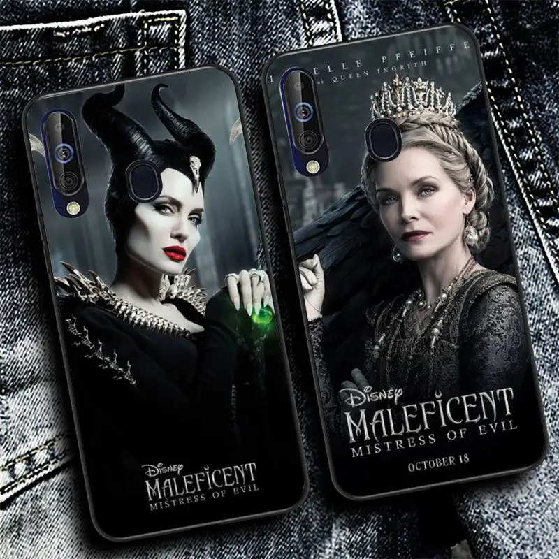 

Disney Maleficent Phone Case for Samsung A51 01 50 71 21S 70 31 40 30 10 20 S E 11 91 A7 A8 2018