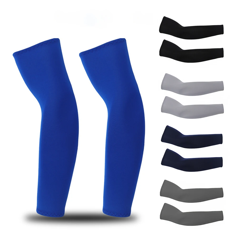 

2Pcs Unisex Cooling Arm Sleeves Cover Sports Running UV Sun Protection Outdoor Men Fishing Cycling Sleeves for Hide Tattoos
