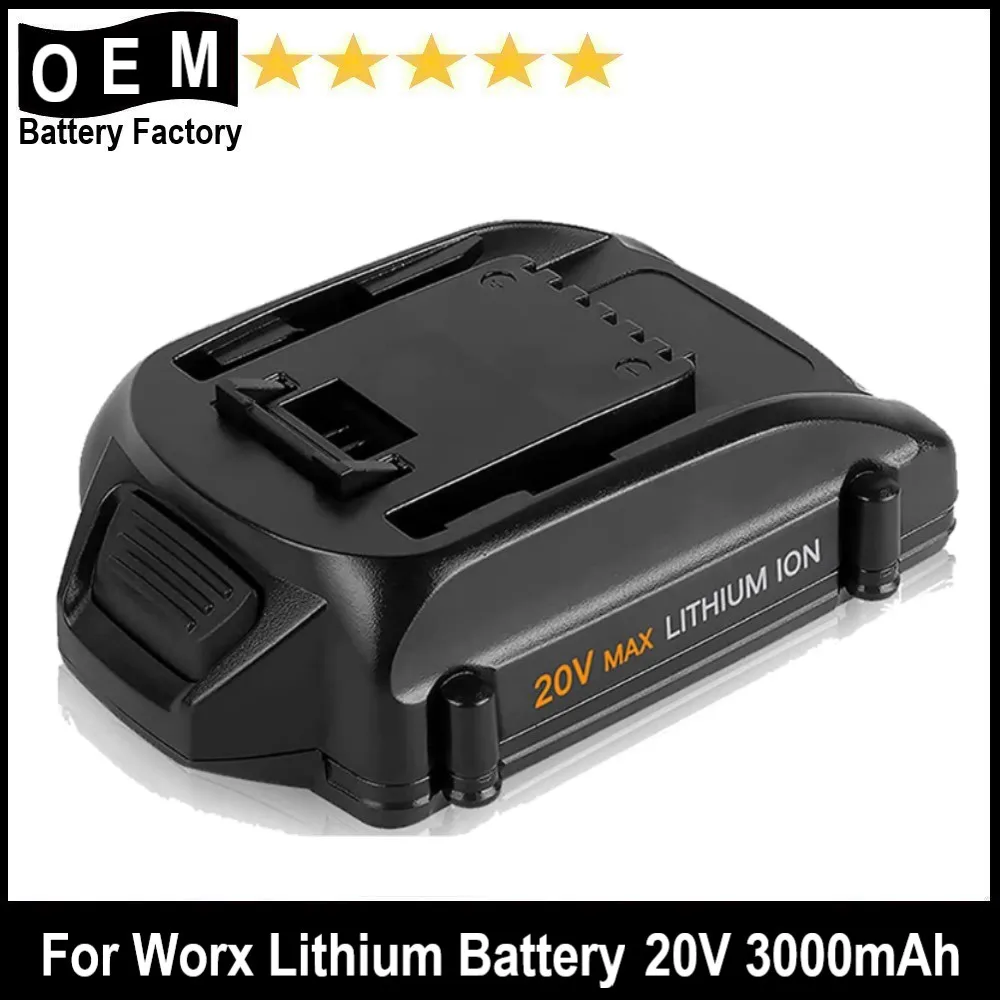 

3.0Ah Replacement Battery For Worx 20V Lithium Battery WA3520 WA3525 WG151s WG155s WG251s WG255s WG540s WG545s WG890 WG891