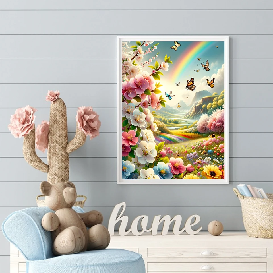 Momoart 5d Красочная Алмазная Живопись Полный Круглый Квадратный Ромб Из Смолы С