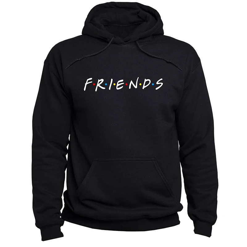худи friends. кофта friends. черное худи friends. худи friends. толстовки xl женский как выглядит.