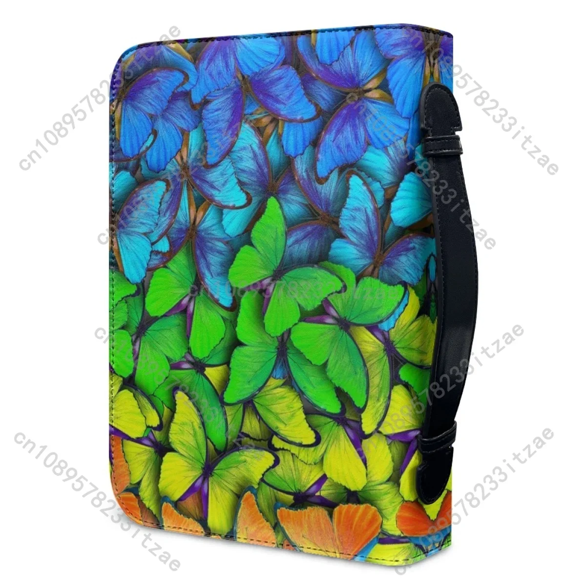 Чехол для Библии с принтом бабочки и омбре женщин сумка в христианской церкви