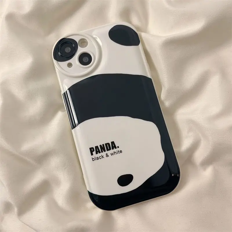 

Cute Panda Cartoon Xiaomi Phone Case for Redmi Note 11 11T 9 Note 10 Pro Case Xiaomi 12 11Ultra 10 Lite 10S Animal Black Japan