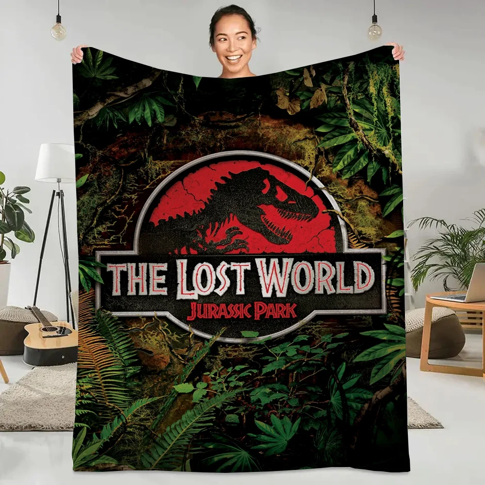 Стеганое одеяло с рисунком Парка Юрского периода мягкая ткань из кораллового