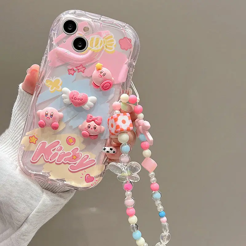 

Anime Kirby Apple Iphone Case Suitable Iphone 14Promax 13 12 11 Soft Case Cartoon Kirby Shell Protective Case Girls Gift
