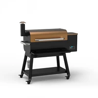 profession outdoor garden premium trolley wood pellet grill smoker barbecue charcoal bbq grill