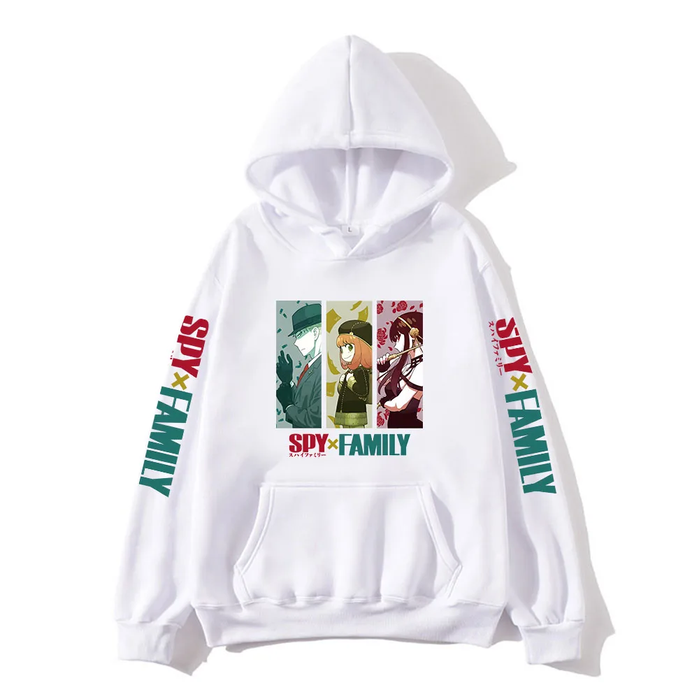 

Толстовки с капюшоном для девочек с мультяшным принтом персонажа мультфильма шпион х семья детские толстовки с графическим принтом топы ун...