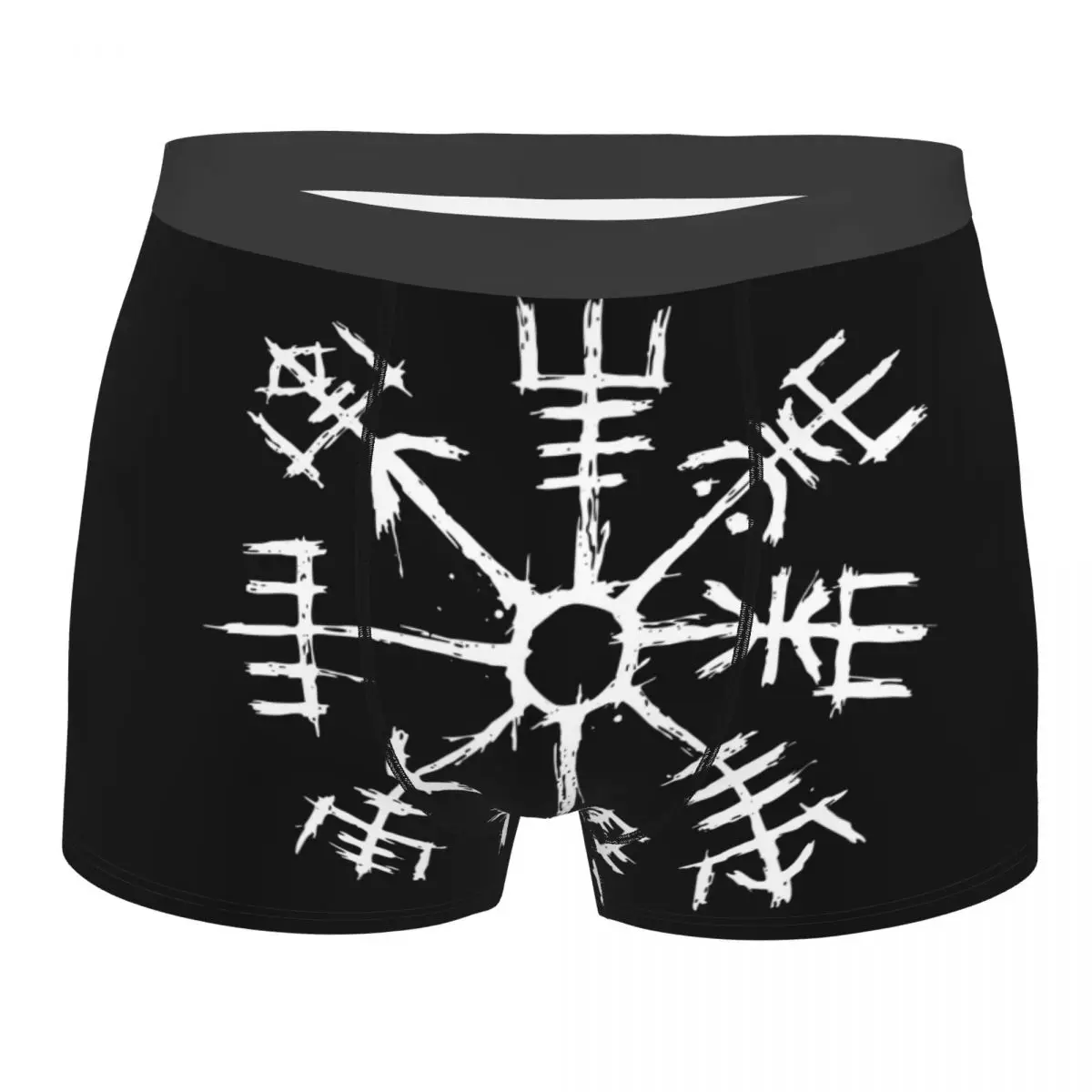 

Men Vikings Compass Symbol Underwear Norse Novelty Boxer Shorts Panties Male Soft Underpants S-XXL