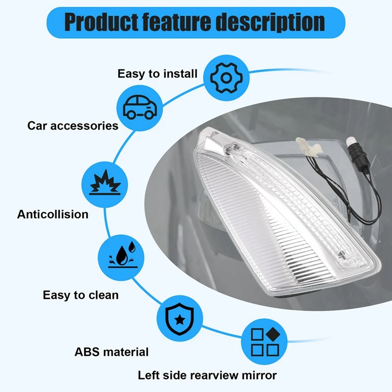 1 пара боковых зеркал двери указатель поворота индикаторная лампа A 1649061300 1649061400