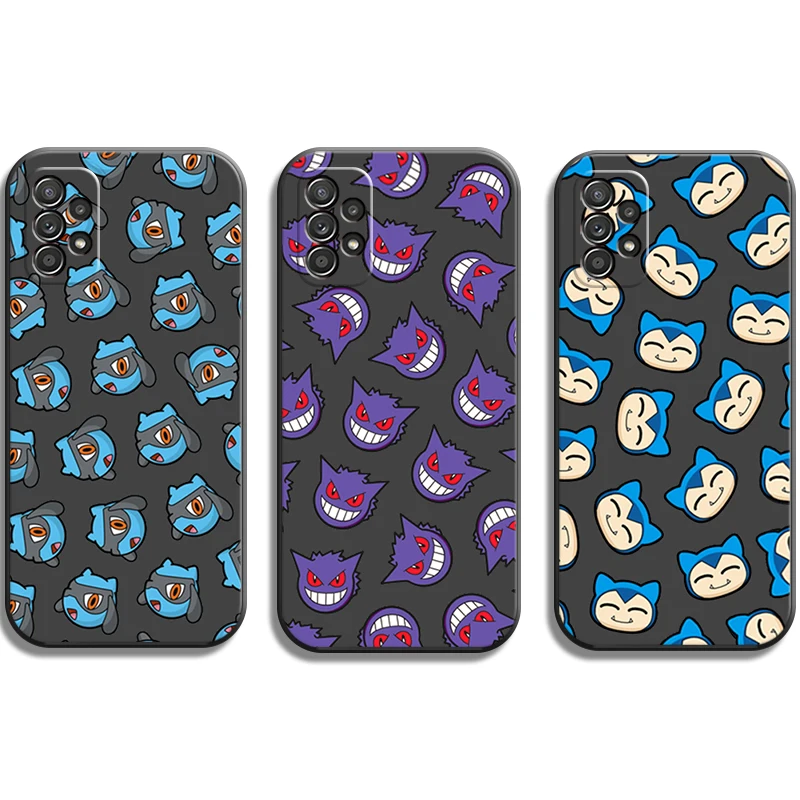

Pokemon Pikachu Cute Phone Cases For Samsung Galaxy A51 4G A51 5G A71 4G A71 5G A52 4G A52 5G A72 4G A72 5G Coque Carcasa Funda