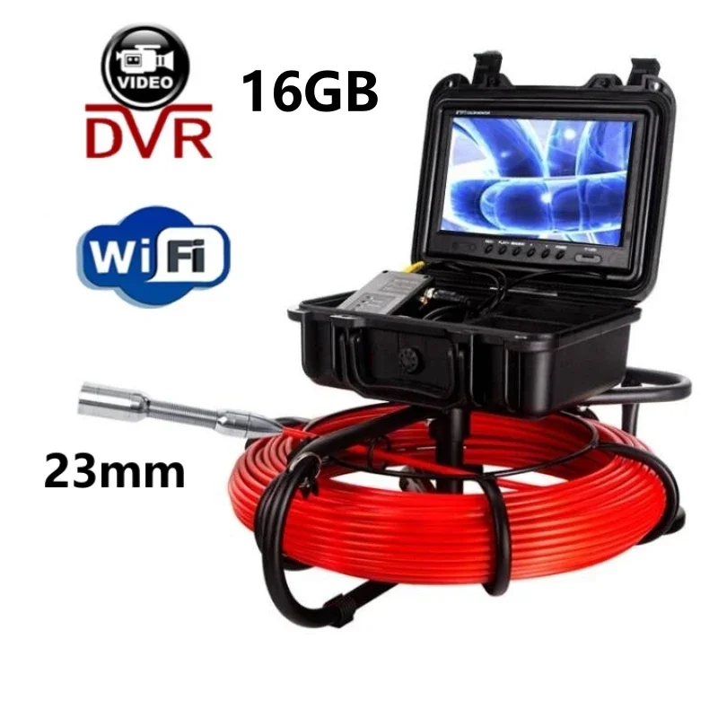 

SYANSPAN 9-дюймовый эндоскоп для труб 16 ГБ