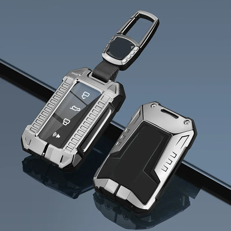 Металлический чехол для дистанционного ключа автомобиля держатель брелок