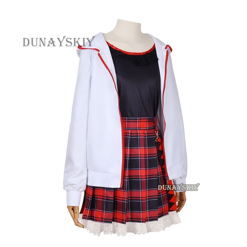 Костюм для косплея Meganekko Project Sekai цветной костюм сцены аниме ролевых игр Хэллоуин