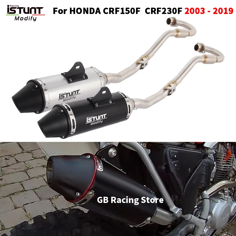 Для HONDA CRF 150F 230F CRF150F CRF230F 2003-2019 мотоциклетная выхлопная система Escape Moto полная