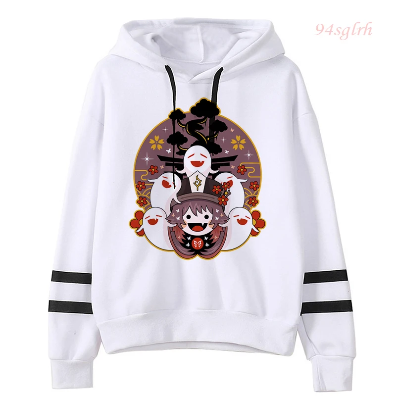 Женский пуловер с капюшоном и принтом |