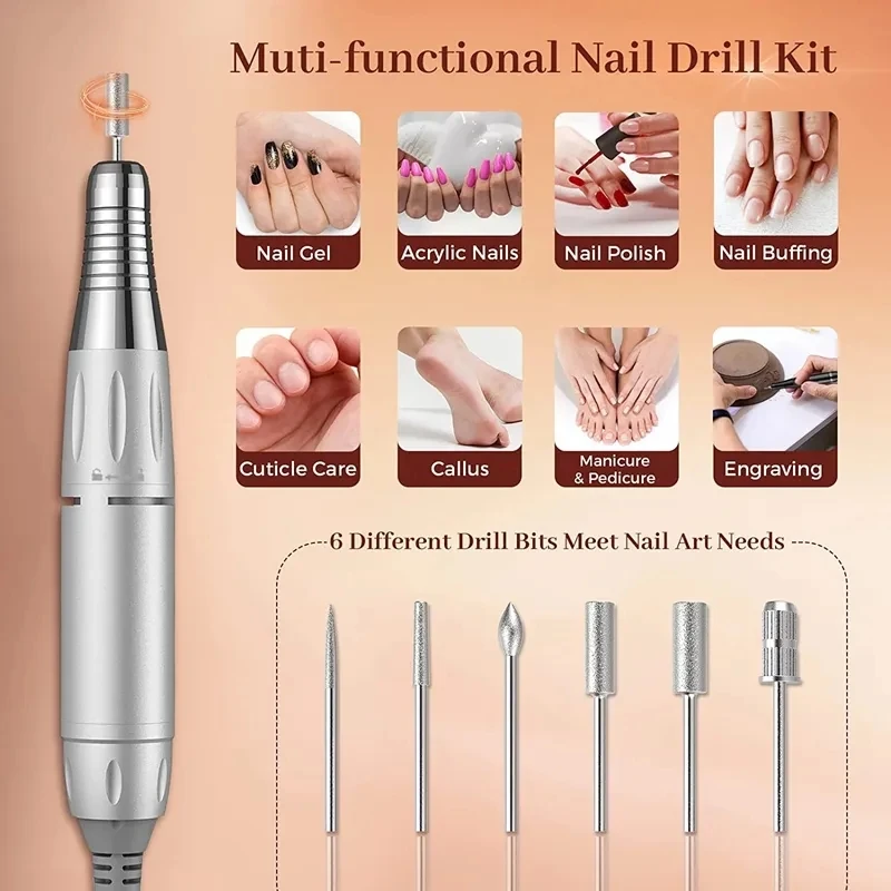 Электрическая машинка для маникюра 35000 об./мин.