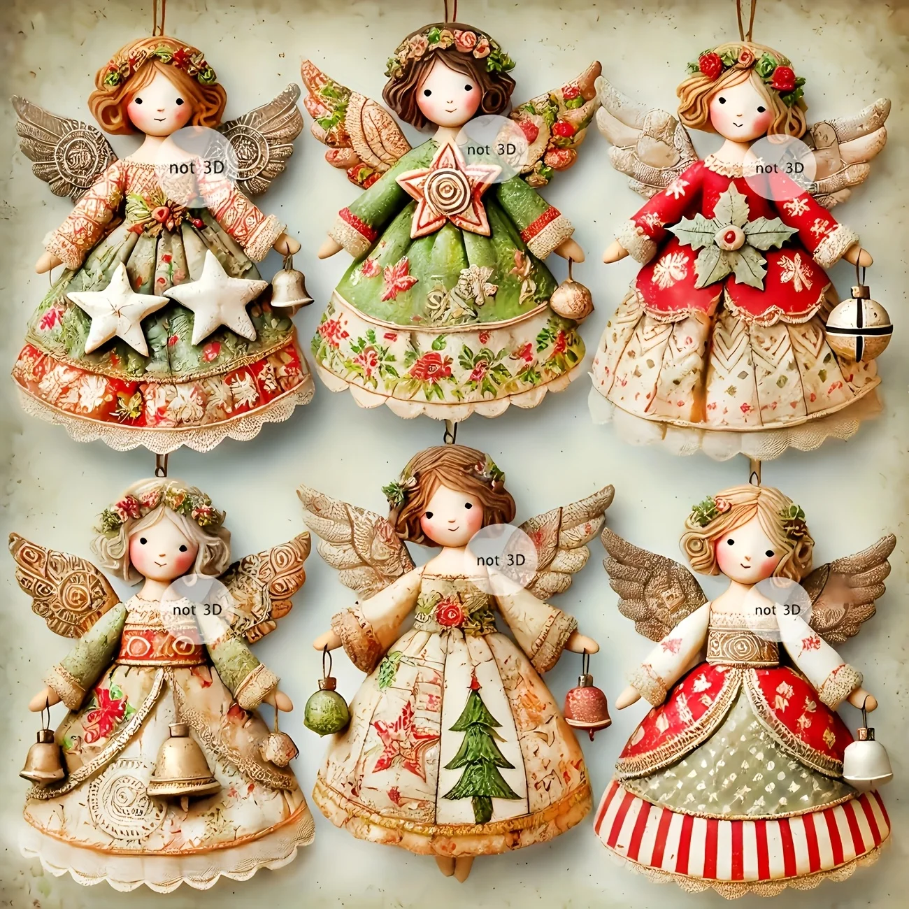 

Деревянный винтажный кулон с ангелом