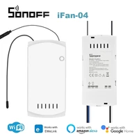 sonoff ifan04 l ifan04 h wifi ceiling fan controller smart switch smart fan light controller rf app remote control for alexa