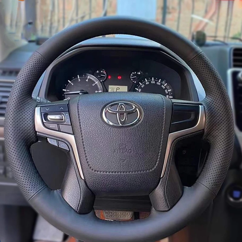 

Кожаный чехол на руль для TOYOTA Land cruiser Prado Crown