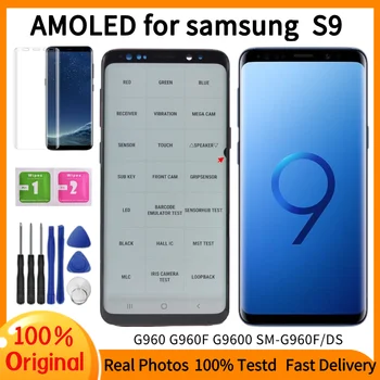 Original Display For Samsung Galaxy S9 LCD Touch Screen Digitizer For Samsung Display S9 G960 G960F AMOLED LCDScreen Repair Part