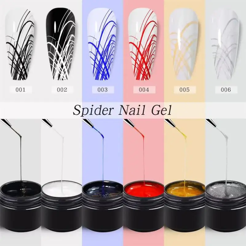 

Spider Glue Wire Glue Manicure Painting Gel Elastic Wire Drawing Nail Glue Creative Color Phototherapy Painting Liner Adhesive