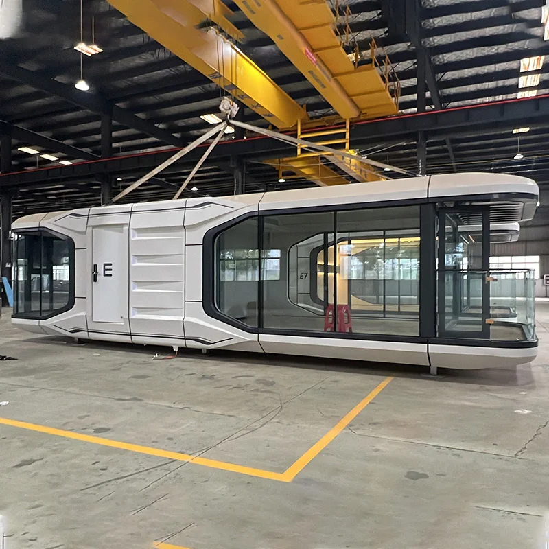 Капсульный дом для мобильного дома с кухней новые капсулы домик сада сборный