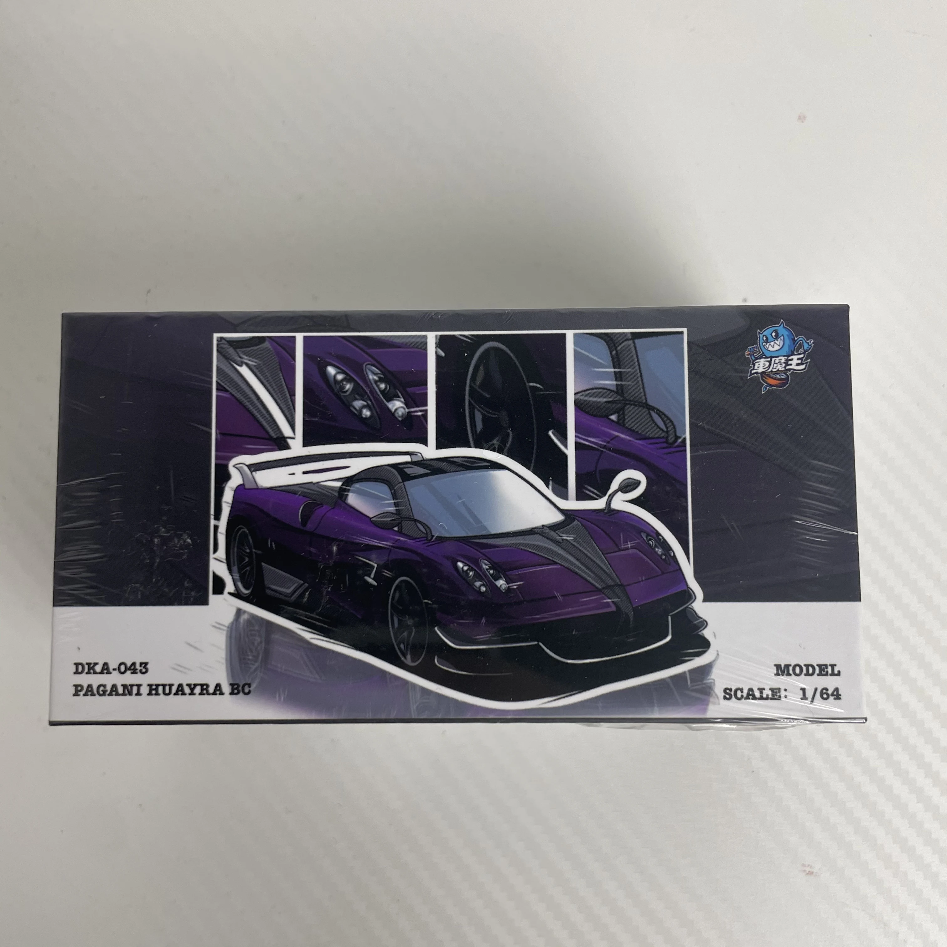 Фото Масштабная модель автомобиля GTR34 Pagani Huayra из сплава, 1:64, выставочная серия для Сингапура №3