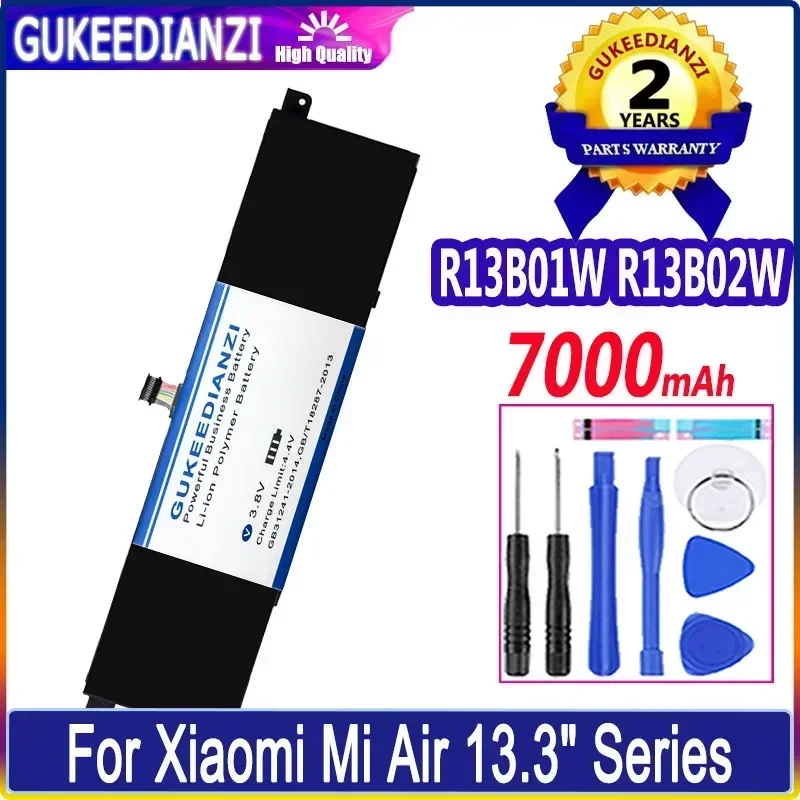 Аккумулятор большой емкости R13B01W для Xiaomi Mi Notebook Air 13 3 дюйма 161301-01 R13B02W 7000 мАч