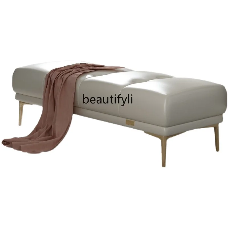 

yj Light Luxury Bedroom Bed End Stool Sofa Bed Stool Nordic Modern Minimalist Living Room Stool Bedside Stool