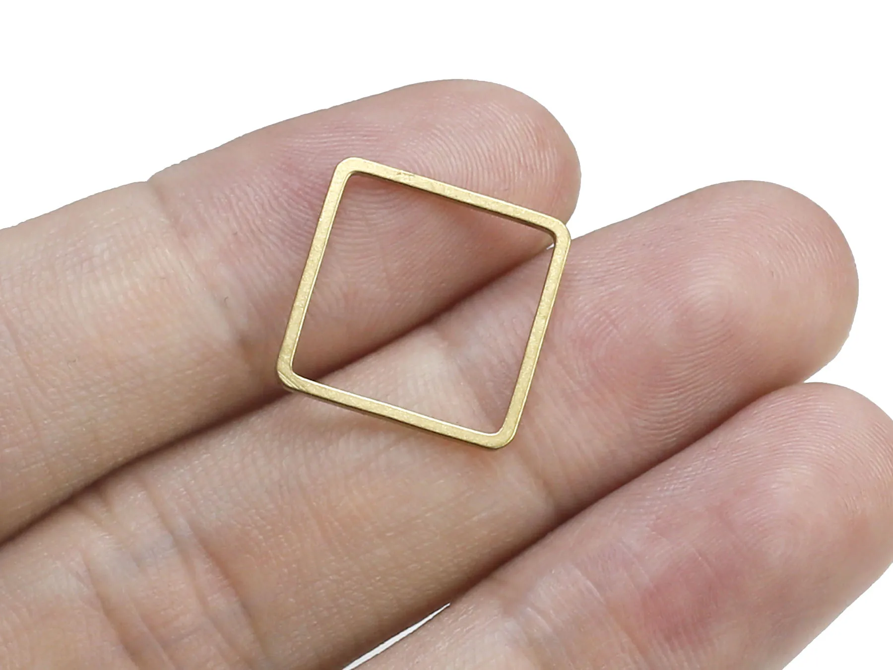Квадратные подвески для сережек соединительный элемент Геометрическая латунная