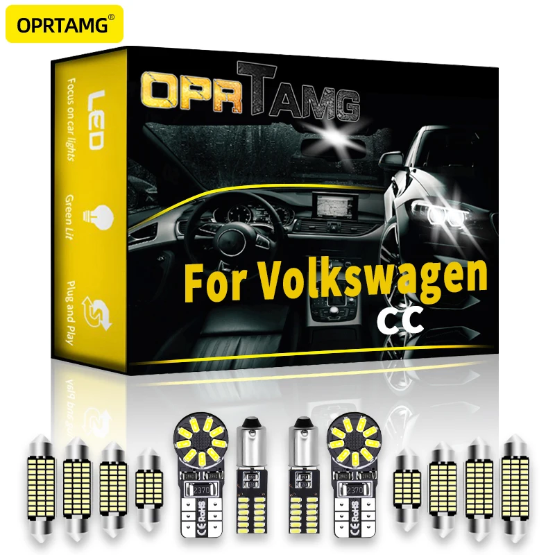 

OPRTAMG Canbus для Volkswagen VW CC вариант 2005 2006 2007 2008 2009 2010 2011 2013 2014 2022-продукты внутреннее светодиодный ное освещение
