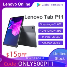 Global Firmware Lenovo Tab P11 K11 Snapdragon Octa Core Tablet Android 10/12 Xiaoxin Pad 11 Inch 2K LCD Screen Wifi Pad 2022