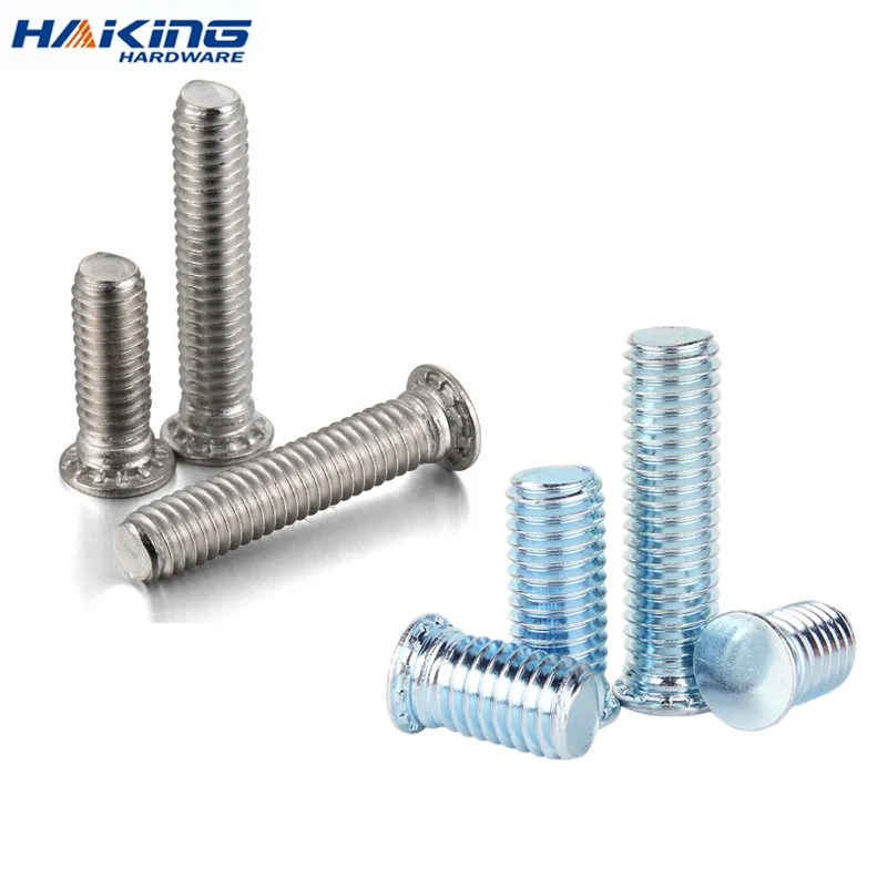 

Self clinching screw studs pressure rivet screw zinc plated 304 stainless steel M3 M4 M5 M6 M8 FH/FHS flush head studs