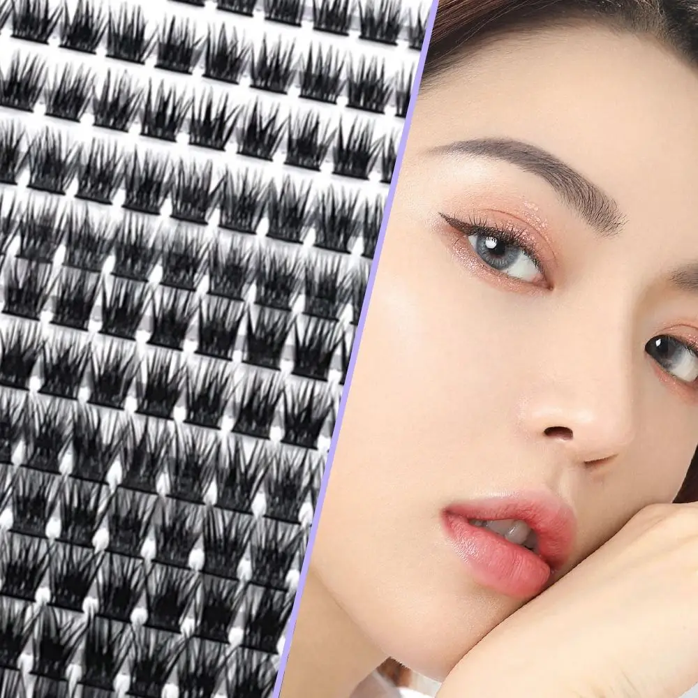 

C Curl Lashes Individual Lash DIY Thick Natural False Lashes Handmade Fluffy Eyelashes Women Girls