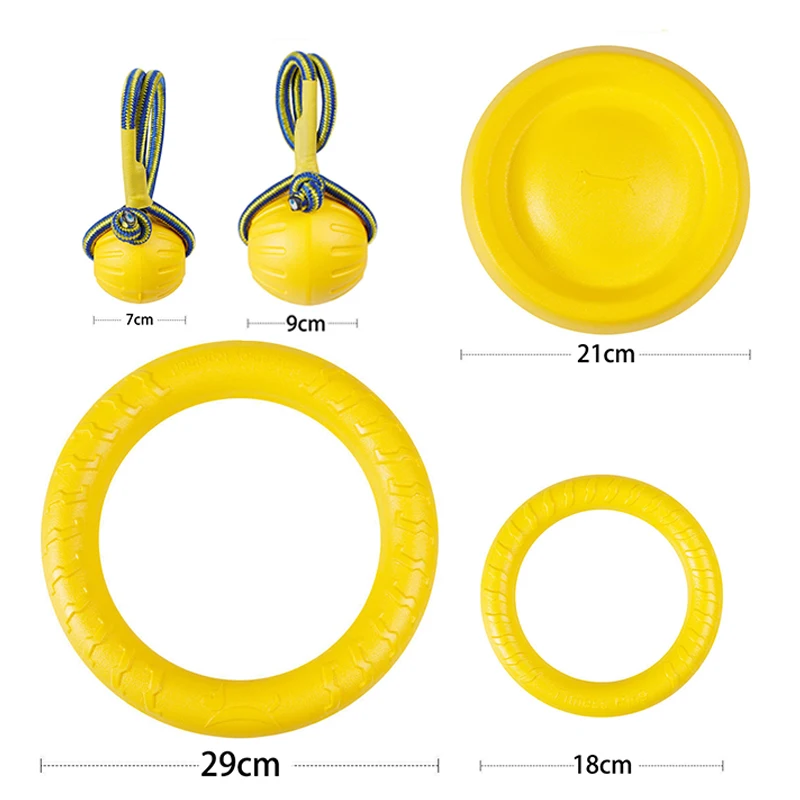Эва игрушка для больших и собак летающие диски тренировочное кольцо съемник