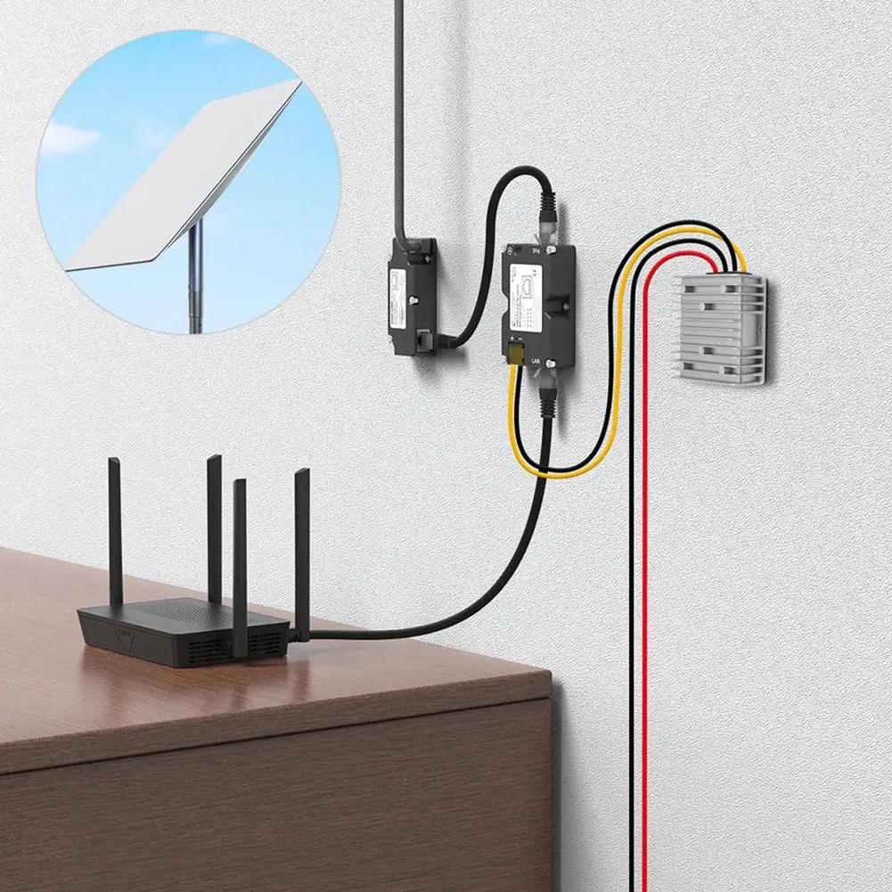 Усилитель для спутникового сигнала Starlink 12V-48V-3A