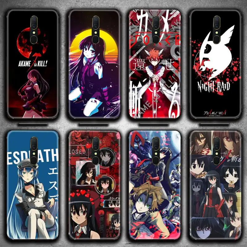 

Anime Tatsumi Akame Ga Kill Phone Case For Oppo A5 A9 2020 Reno2 z Renoace 3pro A73S A71 F11